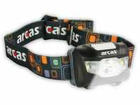 Arcas 5 Watt LED Kopflampe mit 7 Funktionen, max. 160 Lumen, inklusive 3 AAA, Micro