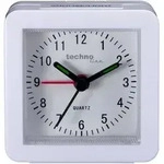 Modell SC wei&szlig; - Quarzwecker, beleuchtet, mit Schlummerfunktion, Wei&szlig;