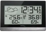 WS 9255 - moderne Wetterstation, schwarz