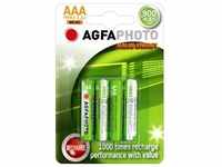 Agfaphoto Akku NiMH, Micro, AAA, HR03, 1.2V/900mAh Value Energy, Retail Blister