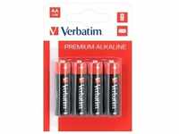 Verbatim Batterie Alkaline, Mignon, AA, LR06, 1.5V Premium, Retail Blister...