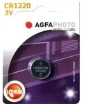 Agfaphoto Batterie Lithium, Knopfzelle, CR1220, 3V Extreme, Retail Blister (1-Pack)