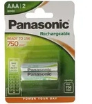 Panasonic Akku Micro/AAA bis zu 1600mal wiederaufladbar 2er Blister