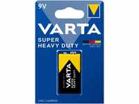Varta Batterie Zink-Kohle, E-Block, 6F22, 9V 1er Pack 02022101411