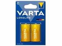 Varta Batterie Alkaline, Baby, C, LR14, 1.5V Longlife, Retail Blister (2-Pack)