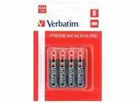 Verbatim Batterie Alkaline, Micro, AAA, LR03, 1.5V Premium, Retail Blister (4-Pack)