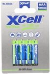 XCell Telefon Akku AAA , Phone Power Akku Micro/AAA 1000mAh 4er Pack