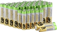GP Batteries AAA Micro Batterie GP Alkaline Super 1,5V 12 St&uuml;ck, AA Mignon Batterie