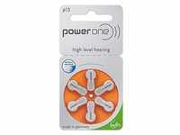 Power one Batterie Zinc Air, 13, 1.4V Retail Blister (6-Pack)