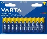Varta Batterie Alkaline, Mignon, AA, LR06, 1.5V Longlife Power, Retail Blister