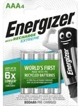 Energizer Akku NiMH, Micro, AAA, HR03, 1.2V/800mAh Extreme, Pre-charged, Retail