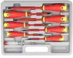 Elektro-Schraubendreher-Satz 8 teilig inklusive Phasenpr&uuml;fer