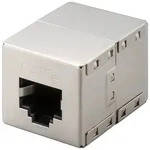 Goobay RJ45 Modularkupplung/Verbinder, CAT 5e - 2x RJ45-Buchse (8P8C)