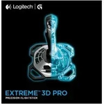 Logitech Gaming Joystick, Extreme 3D Pro, USB, schwarz-silber Drehknopf,