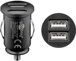 Dual-USB Auto Ladeger&auml;t (2xUSB) 12W max.2.4A (12/24V) 2xUSB