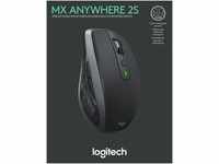 Logitech Maus MX Anywhere 2S, Wireless, Unifying, Bluetooth, grafit Laser, 200-4000