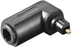 Goobay TOSLINK Digital Audio-Adapter 90&deg; - Toslink-Stecker > Toslink-Kupplung