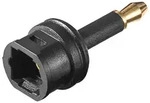 Goobay TOSLINK Digital Audio-Adapter, TOSLINK zu Mini-TOSLINK - 3,5 mm mini
