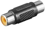 Goobay Cinch-Adapter, Buchse zu Buchse - 1x Cinch-Buchse > 1x Cinch-Buchse