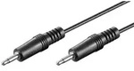 Goobay Audio Verbindungskabel AUX, 3,5 mm Mono - Klinke 3,5 mm Stecker (2-Pin, mono)