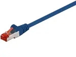 Goobay CAT 6 Patchkabel, S/FTP (PiMF), Blau