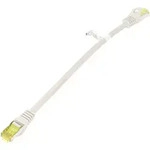Goobay RJ45 Patchkabel CAT 6A S/FTP (PiMF), 500 MHz mit CAT 7 Rohkabel, Grau