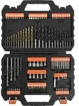 Black & Decker A7200 Bohrer- und Schrauberbitset, 109-teilig im Kunststoffkoffer
