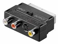 Goobay Scart zu Composite Audio Video und S-Video Adapter, IN/OUT -...