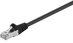 Goobay CAT 5e Patchkabel, F/UTP, Schwarz