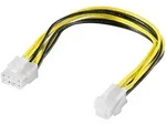 Goobay PC Stromkabel/Stromadapter ATX12 P4, 4 Pin zu 8 Pin - PCIe-Buchse (8-Pin) >