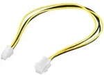Goobay PC Stromkabel Verl&auml;ngerung ATX12 P4, 4 Pin - P4-Stecker > P4-Buchse
