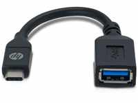 HP USB-C™ auf USB A Kabel, schwarz - Ideal zum Anschließen an Mäuse,...