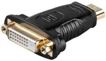 Goobay HDMITM/DVI-D-Adapter, vergoldet - HDMITM-Stecker (Typ A) > DVI-D-Buchse
