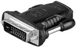 Goobay HDMITM/DVI-D-Adapter, vernickelt - HDMITM-Buchse (Typ A) > DVI-D-Stecker
