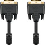 DVI-D Full HD Kabel Dual Link, vergoldet DVI-D-Stecker Dual-Link (24+1 pin) >