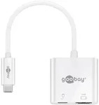 Goobay USB-CTM-Adapter HDMI 4k60Hz, PD, wei&szlig; - erweitert ein USB-CTM Ger&auml;t um einen
