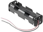 8x AA (Mignon) Batteriehalter - lose Kabelenden &ndash; Batteriehalter AA Mignon,