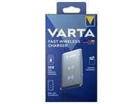 Varta Fast Wireless Charger, Qi, 5V/9V, silber USB Micro-B
