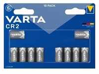 Varta Batterie Lithium, CR2, 3V Photo, Retail Blister (10-Pack)