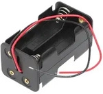 4x Batteriehalter - lose Kabelenden &ndash; Batterie Halterung Elektronik (Kunststoff)