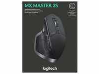 Logitech Maus MX Master 2S, Wireless, Unifying, Bluetooth, grafit Laser, 4000 dpi, 7