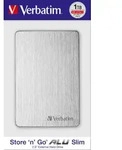 Verbatim Festplatte 1TB USB 3.2, A-C, 6.35cm (2.5''), silber Store ́n ́Go, Alu
