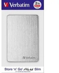 Verbatim Festplatte 2TB USB 3.2, A-C, 6.35cm (2.5''), silber Store ́n ́Go, Alu