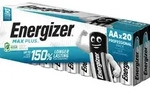 Energizer Batterie Alkaline, Mignon, AA, FR06, 1.5V Max Plus, Retail Blister