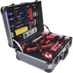 KS Tools Best&uuml;ckter Werkzeugkoffer Sanit&auml;rmontage, 95-teilig, Aluminium,