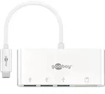 Goobay USB-CTM Multiport Adapter CardReader - erweitert ein USB-CTM Ger&auml;t um drei