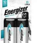 Energizer Batterie Alkaline, Mono, D, LR20, 1.5V Max Plus, Retail Blister (2-Pack)