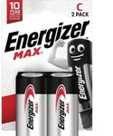 Energizer Batterie Alkaline, Baby, C, LR14, 1.5V Max, Retail Blister (2-Pack)
