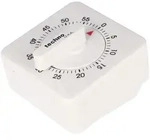 Kurzzeitwecker Analog wei&szlig; im klassischen Design