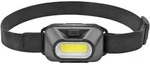 Kopflampe HD120B, mit 3x Micro / AAA Batterien - Leuchtweite 14m, Leuchtdauer 15h bei
